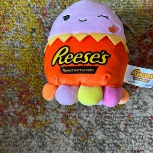 Squishmallows Reese's Plush - Orange and Purple